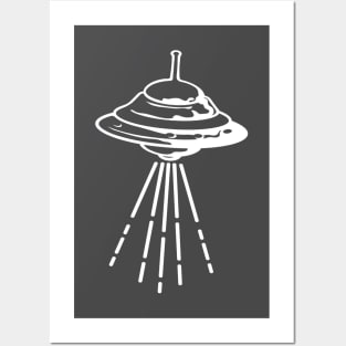 Retro UFO Posters and Art